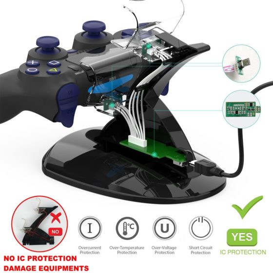 dual usb charging stand for ps4