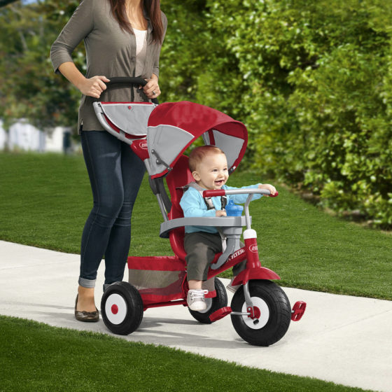 radio flyer deluxe all terrain stroll n trike